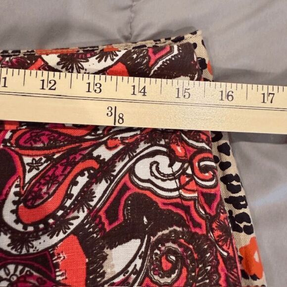 Banana Republic / Madison 2 PC Bundle Print Trouser Shorts Floral Paisley Size 4 - Picture 12 of 15